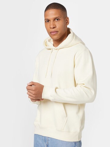 WEEKDAY Sweatshirt i vit: framsida