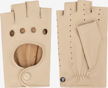 Roeckl Fingerless Gloves 'Florenz' in Beige: front