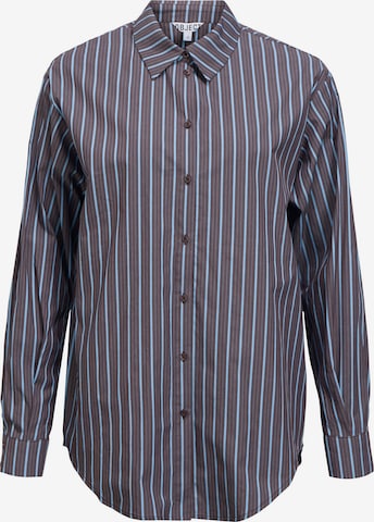 OBJECT Blouse 'OBJTutta' in Bruin: voorkant