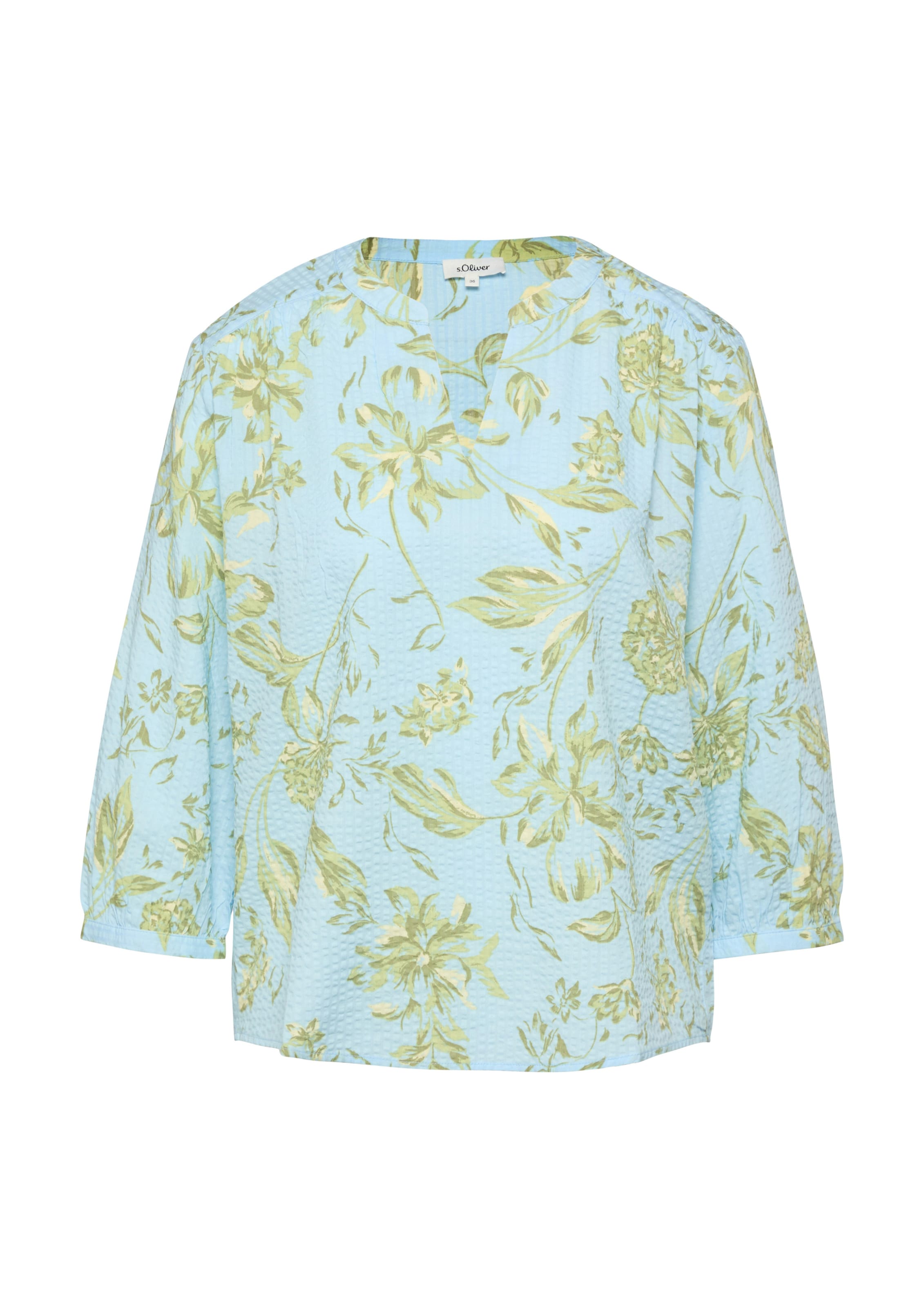 Chemisier s.Oliver en vert : devant