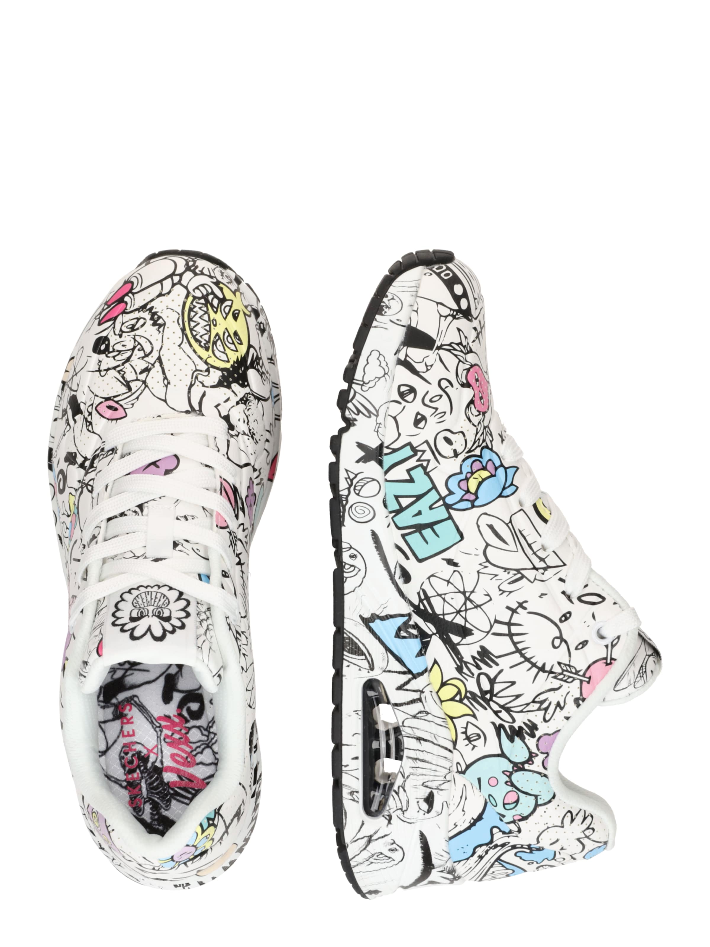 SKECHERS Низкие кроссовки 'Uno' в Белый