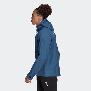 ADIDAS TERREX Skinny Outdoor jacket in Blue