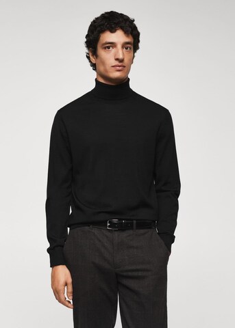 MANGO MAN Sweater 'WILLYT' in Black: front