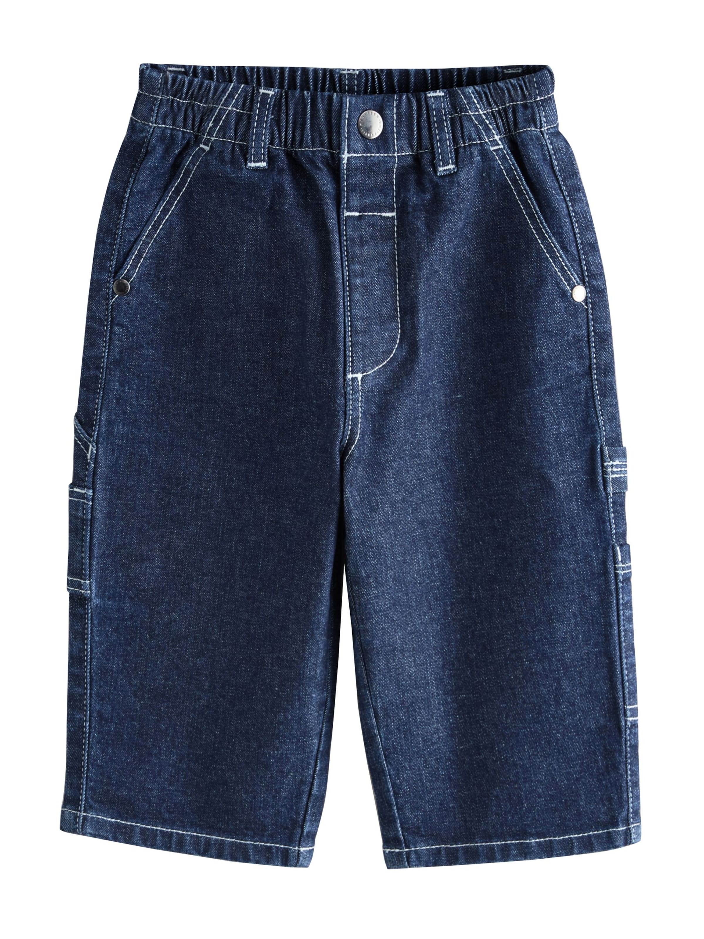 NextWide Leg/ Široke nogavice Traperice - plava boja: prednji dio