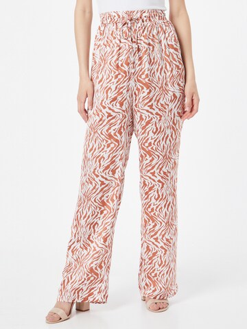 GLAMOROUS Loose fit Pants in Brown: front