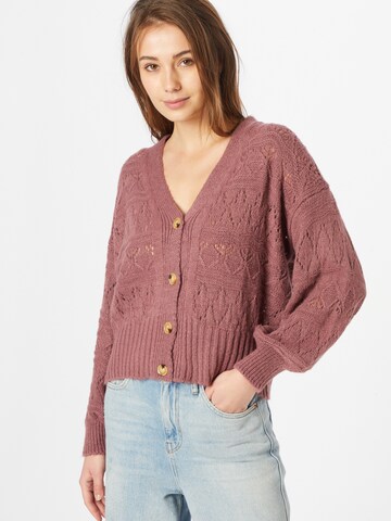 Hailys Cardigan 'Glorie' i pink: forside