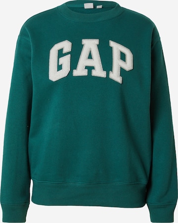 GAP Sweatshirt 'HERITAGE' in Green: front