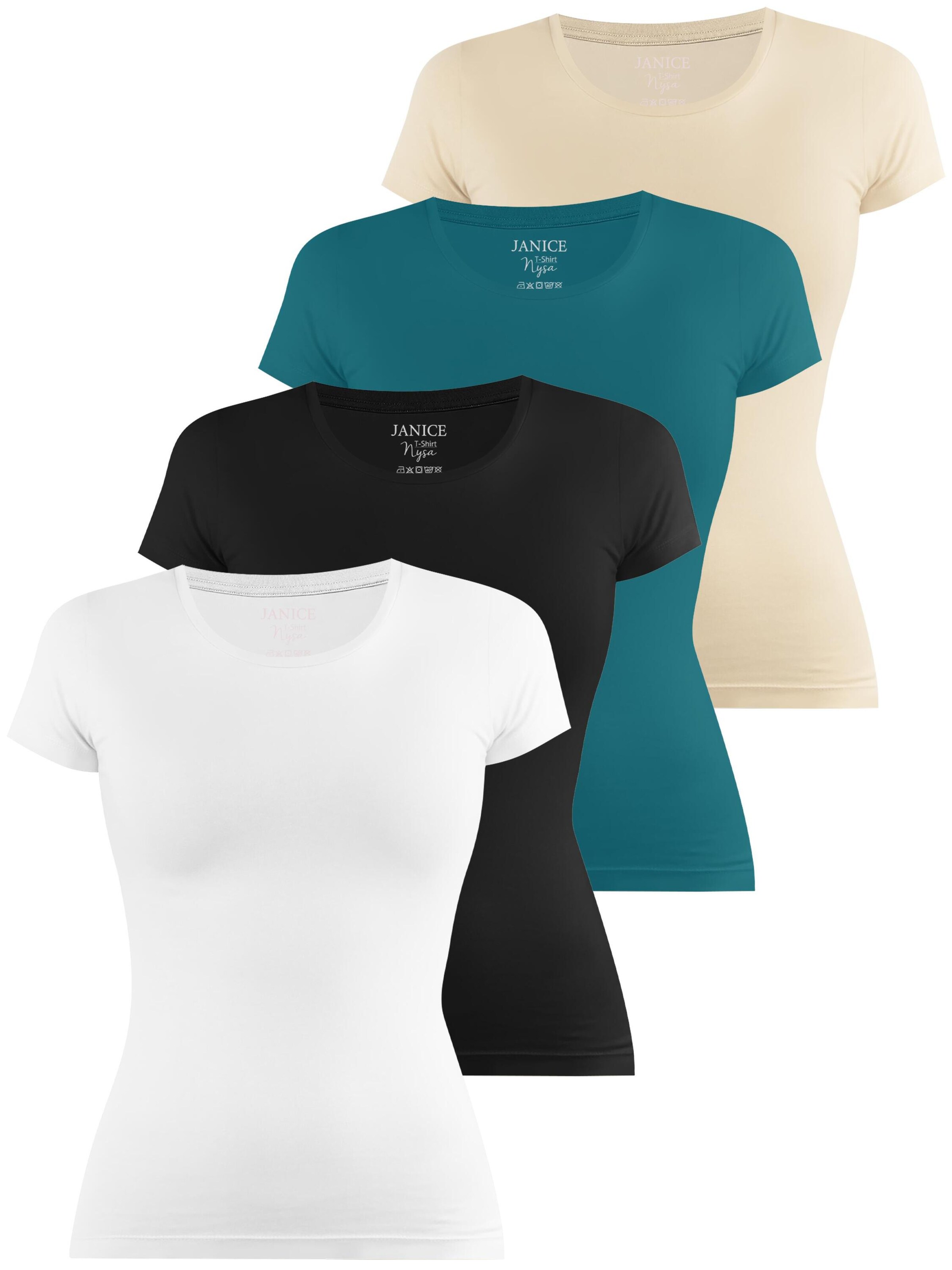 Janice Shirt 'Nysa' in Mischfarben: Vorderseite