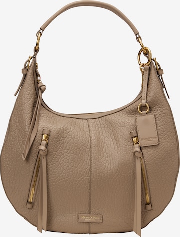 Sac bandoulière Marc O'Polo en marron : devant