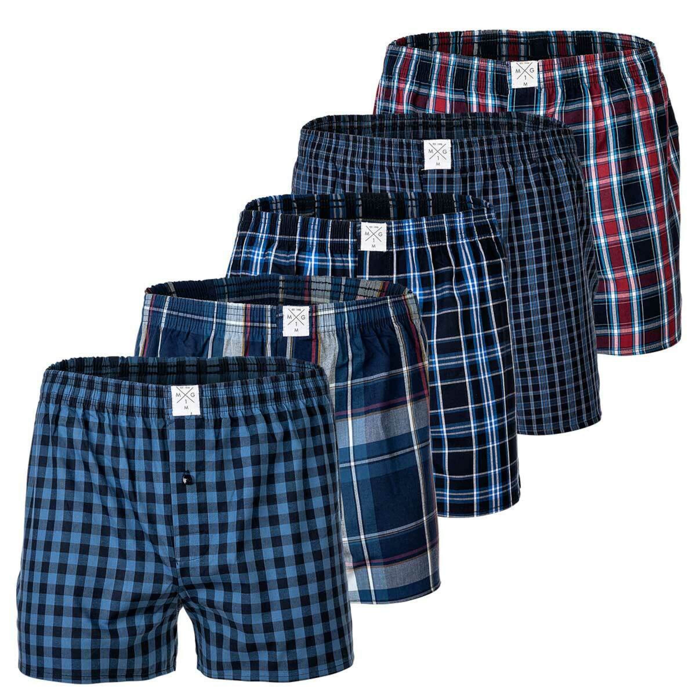 MG-1 - Calzoncillo boxer en azul: frente