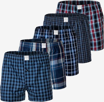 MG-1 Boxershorts in Blauw: voorkant