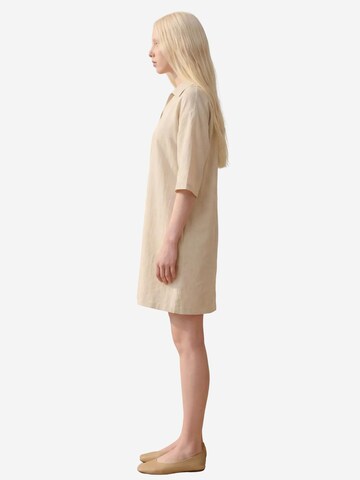 My fashion Shirt dress in Beige