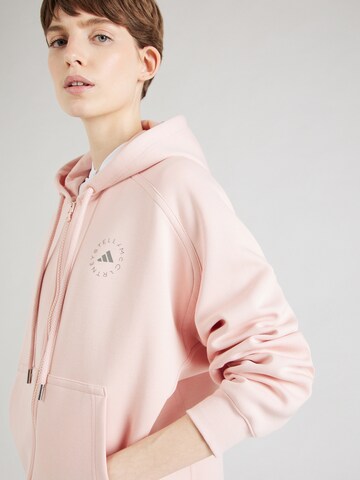 ADIDAS BY STELLA MCCARTNEY Bluza rozpinana sportowa w kolorze różowy