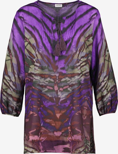 Camicia da donna GERRY WEBER di colore marrone / verde / lilla / rosa, Visualizzazione prodotti