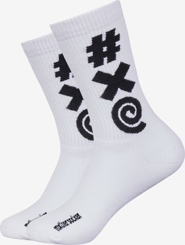 Mxthersocker Socks 'ESSENTIAL - THREE BEEPS' in Grey