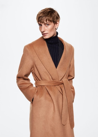 MANGO Between-Seasons Coat 'Gabriela' in Brown