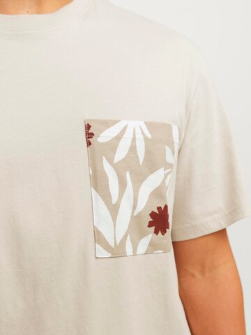 JACK & JONES Shirt 'Marbella' in Beige