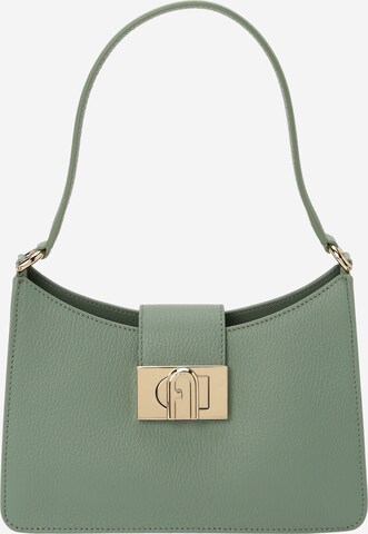 FURLA - Mala de ombro '1927' em verde: frente