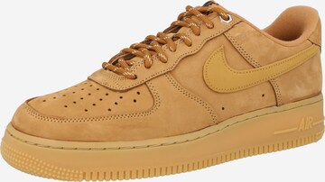 Nike Sportswear Platform trainers in Brown: front