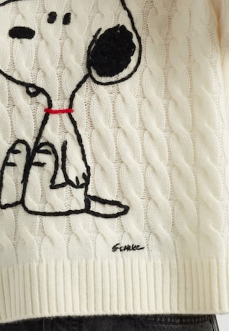 Chinti & Parker Trui 'Snoopy' in Beige