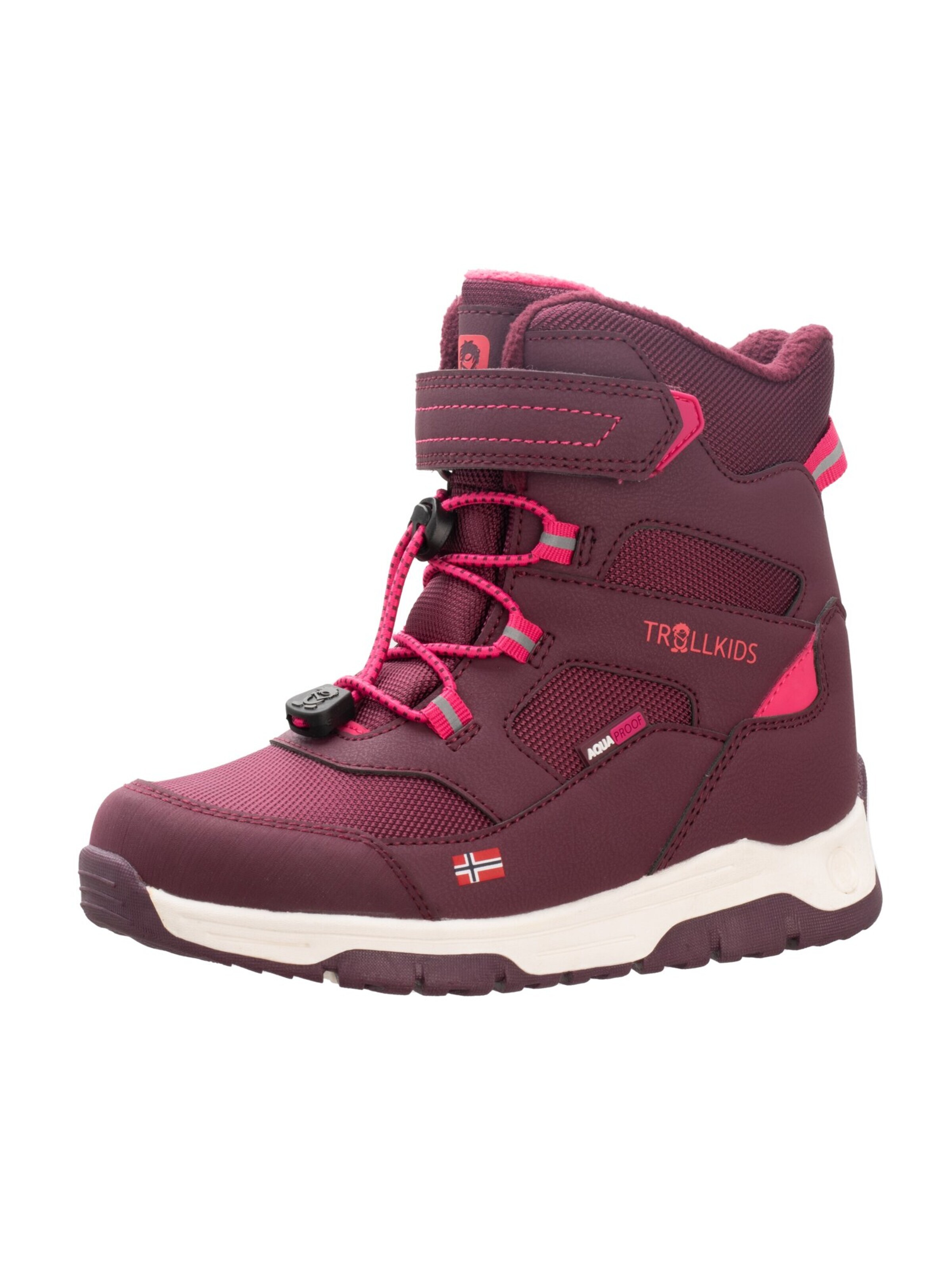 TROLLKIDS Snow Boots in Brown: front