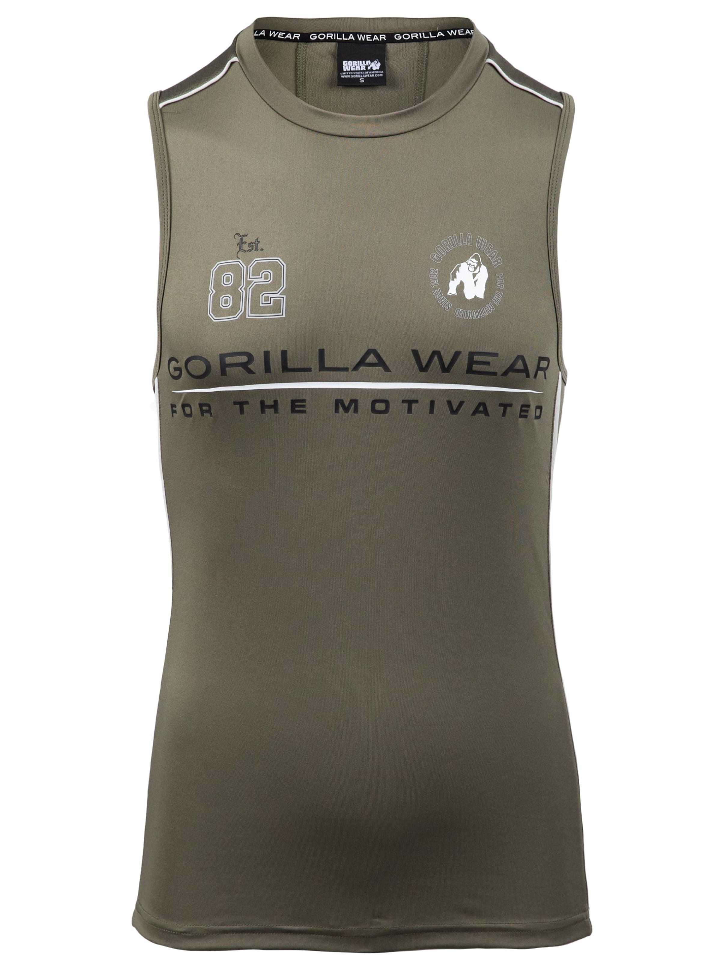 Maglia funzionale 'Broxton' di Gorilla Wear in verde: frontale