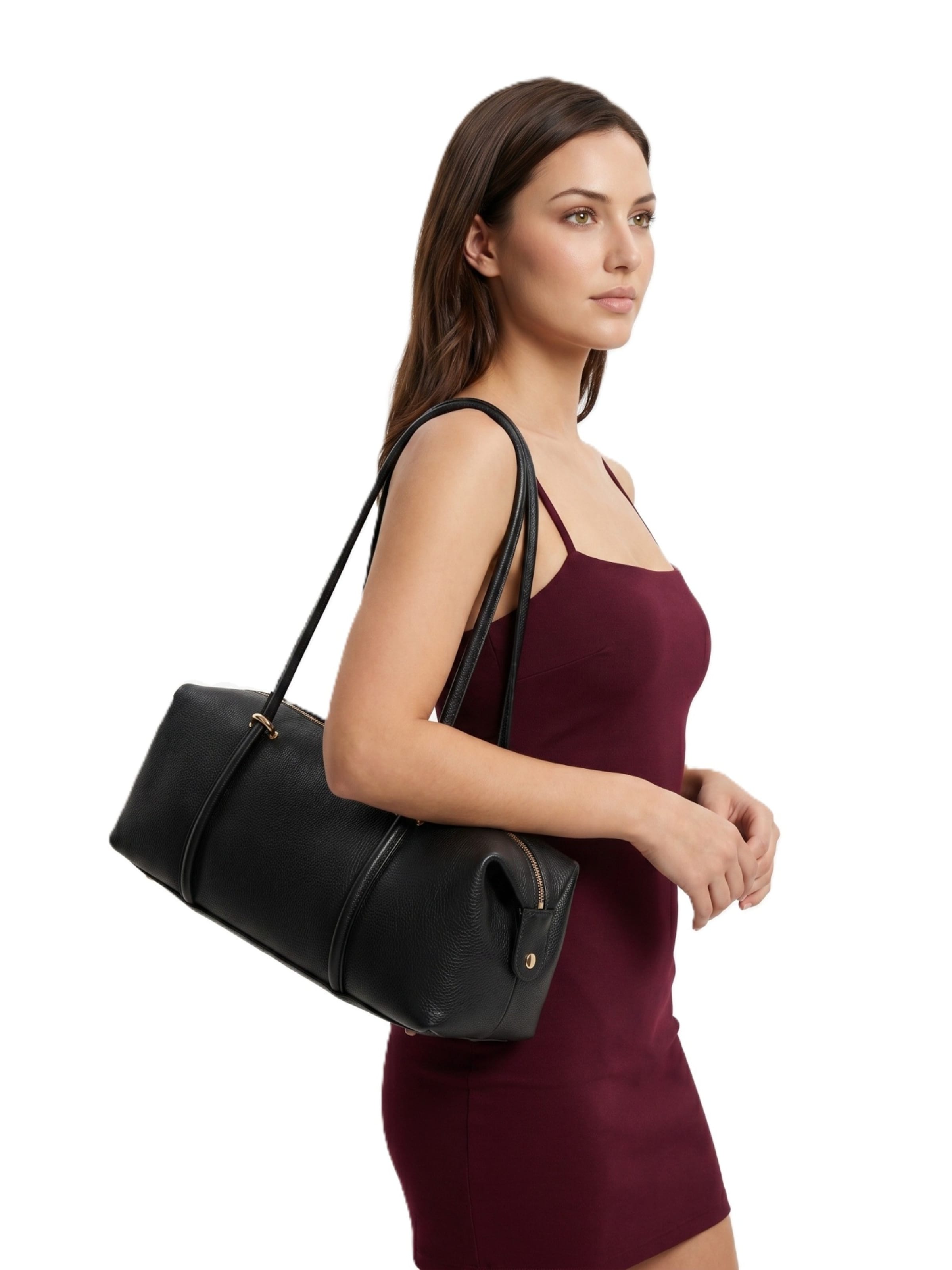 Cluty Handbag 'FLIORI' in Black