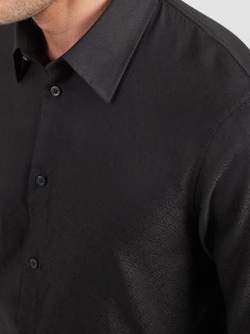 ARMANI EXCHANGE Regular fit Button Up Shirt in Black