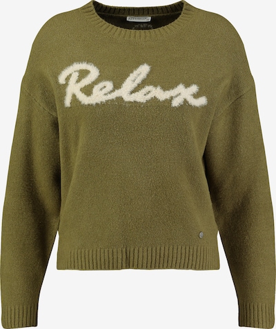 Key Largo Pullover 'Relax' in L in elfenbein / khaki, Produktansicht
