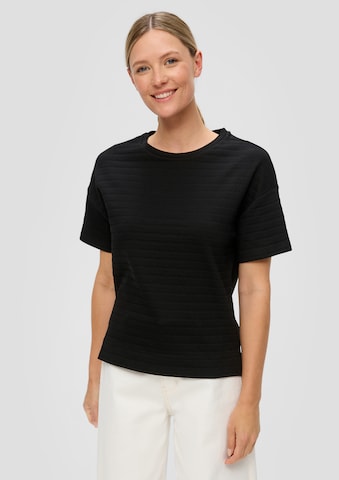 s.Oliver Shirt in Zwart: voorkant