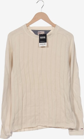 Tommy Jeans Pullover M in Beige: Vorderseite