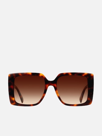 Lunettes de soleil Liu Jo en marron : devant