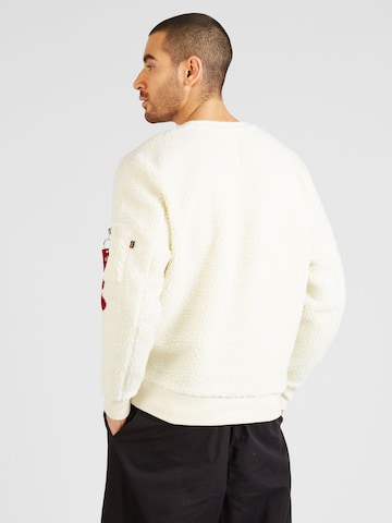 ALPHA INDUSTRIES Sweatshirt in Beige