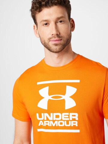 UNDER ARMOUR Funkcionális felső 'Foundation' - narancs