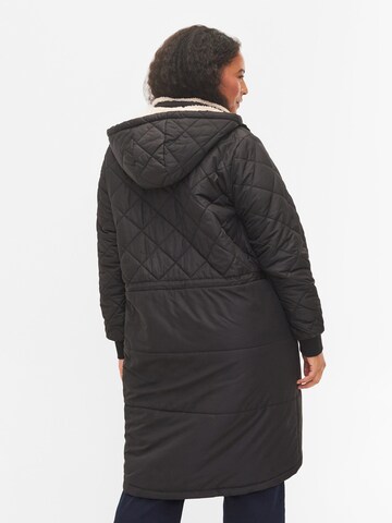 Zizzi Winter Coat 'CACAMP' in Black