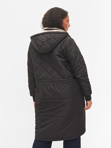 Manteau d’hiver 'CACAMP' Zizzi en noir