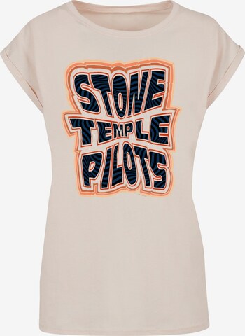 T-shirt 'Stone Temple Pilots' Merchcode en beige : devant