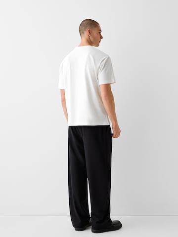 Bershka Majica | bela barva