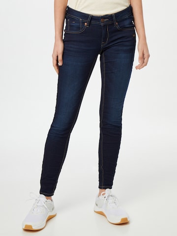 Skinny Jeans 'Faye' de la Gang pe albastru: față
