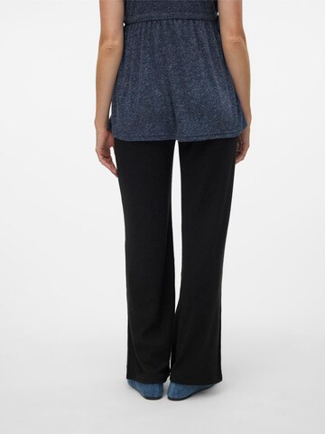 MAMALICIOUS Wide leg Broek 'MLFrederikke' in Zwart
