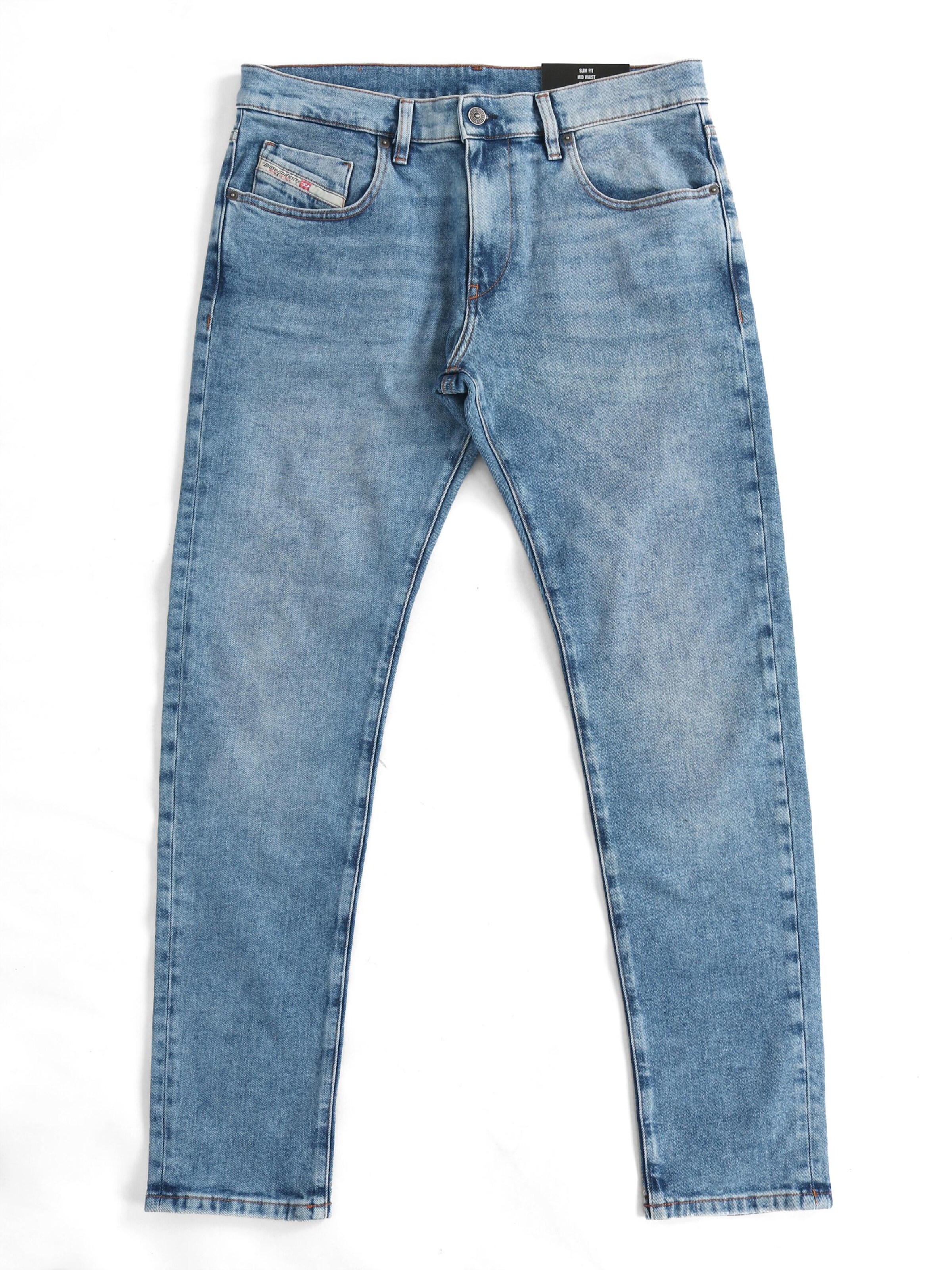 Coupe slim Jean 'D-STRUKT' DIESEL en bleu
