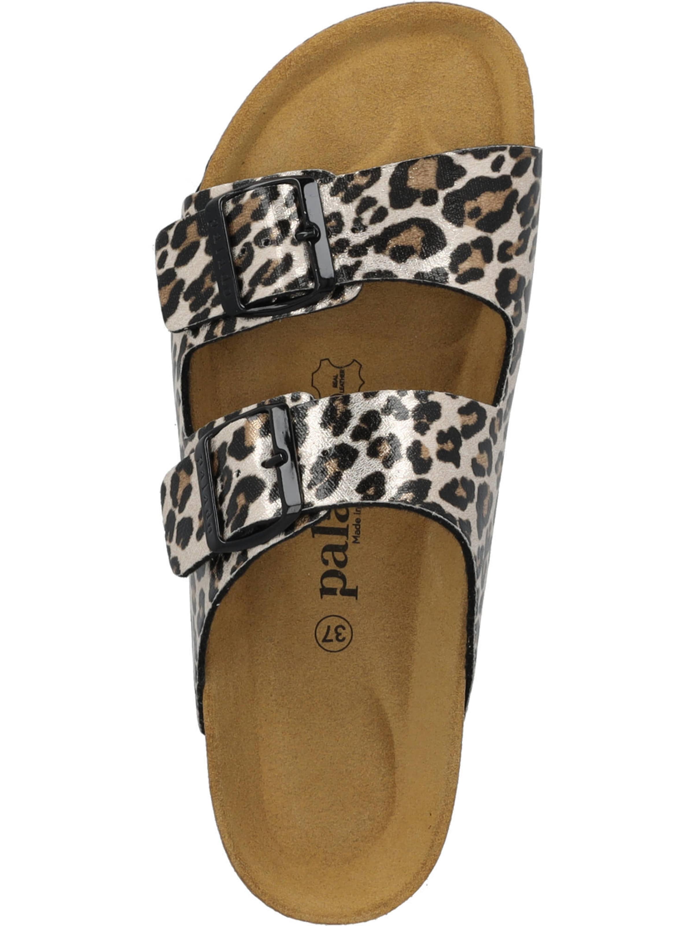 Palado Pantoletten 'Korfu Leo' in Beige