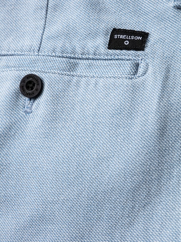 STRELLSON Slim fit Chino Pants 'Code' in Blue