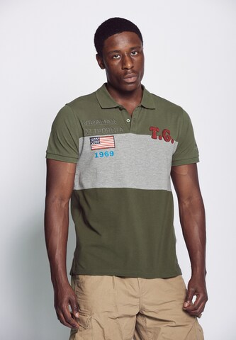 TOP GUN Shirt in Green: front