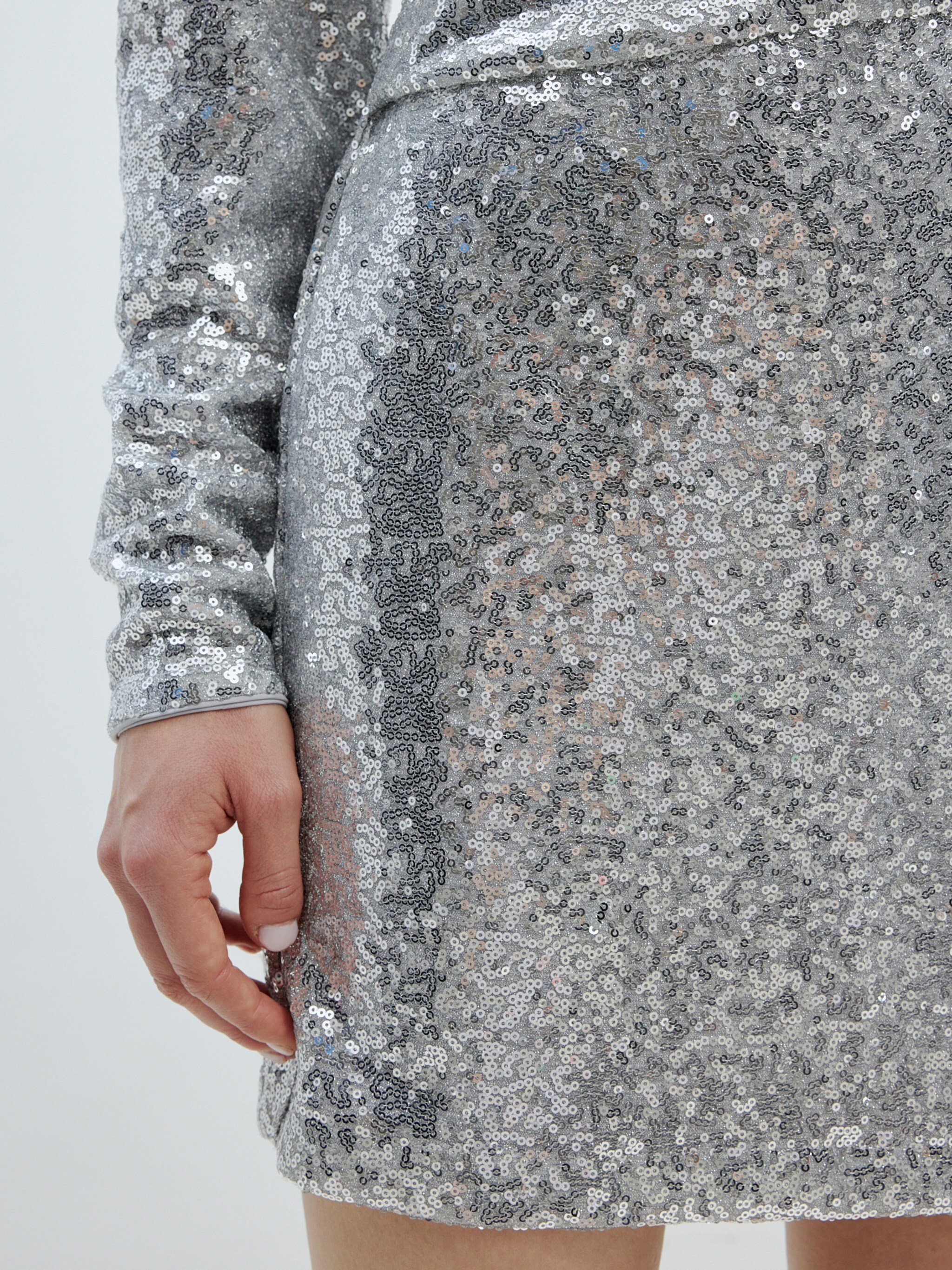 EDITED Produkte Kleid 'Adriana' silber