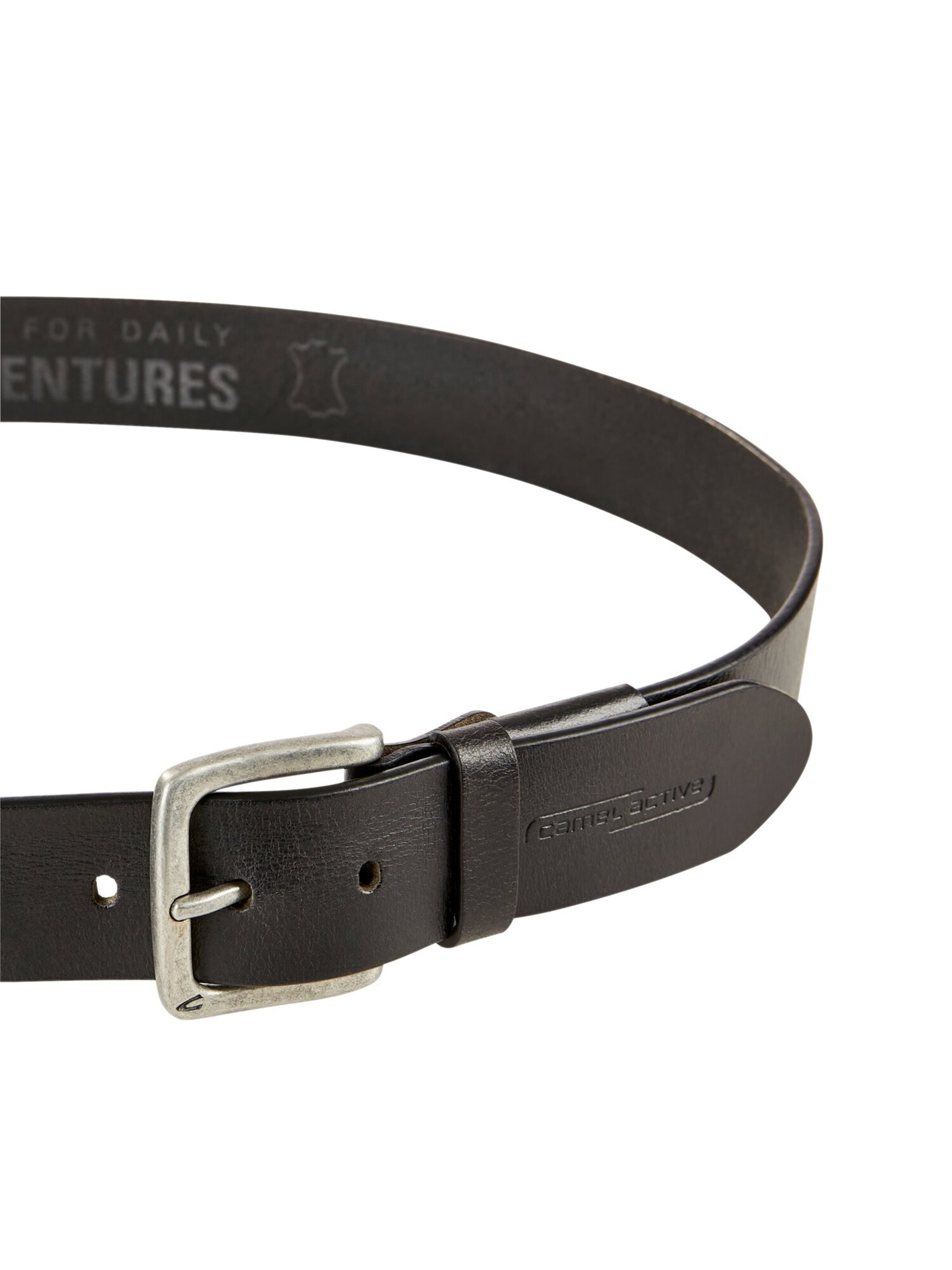 CAMEL ACTIVE Gürtel aus echtem Leder in Schwarz