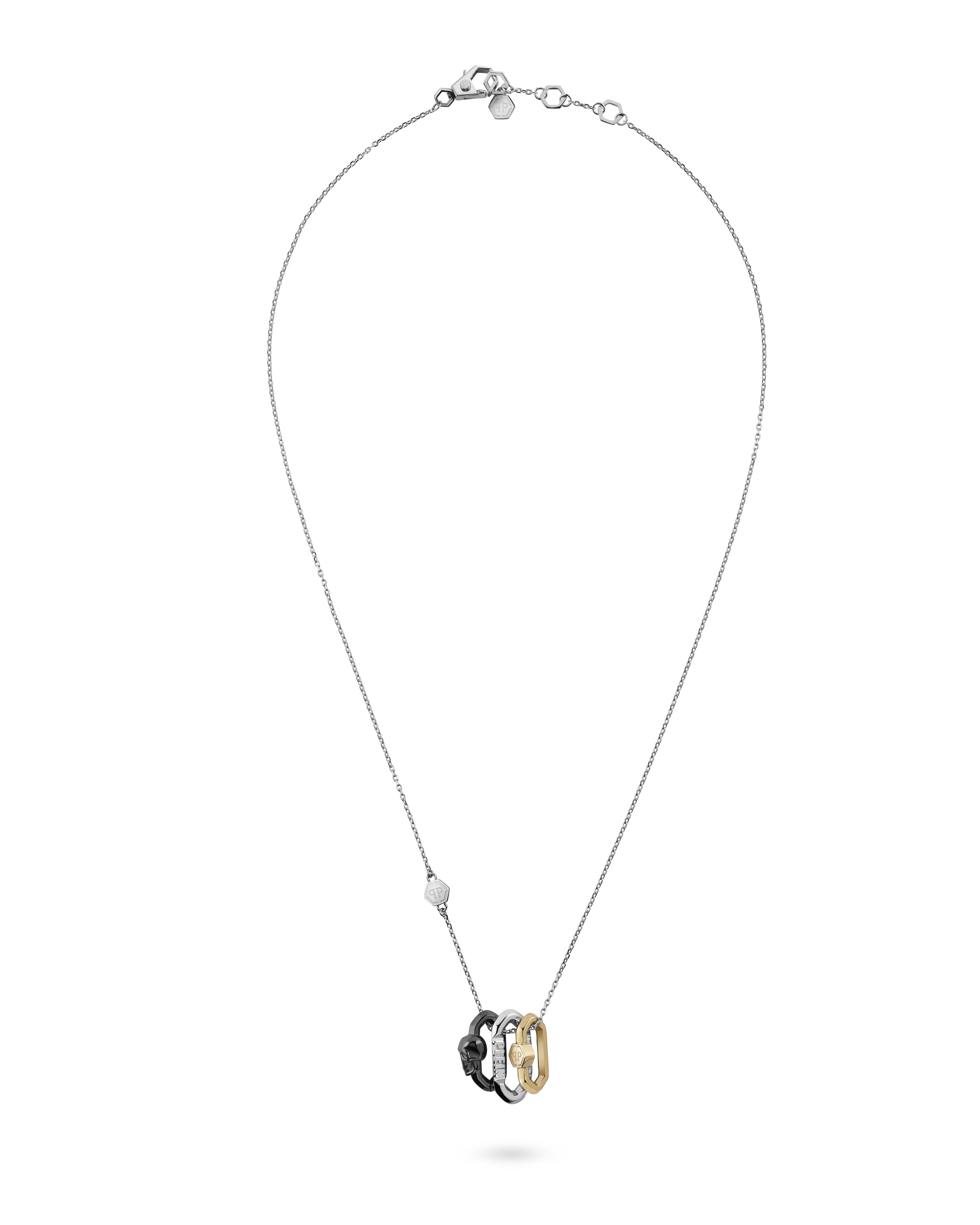 Collana 'PLEIN EDGE' di Philipp Plein Jewellery in oro: frontale