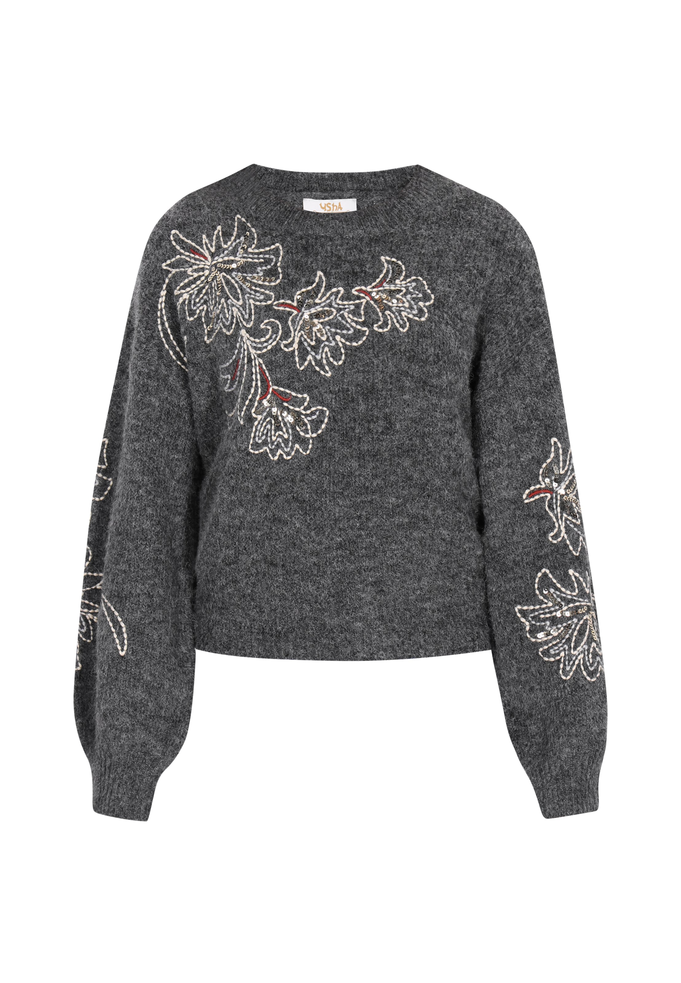 Pull-over usha FESTIVAL en gris : devant