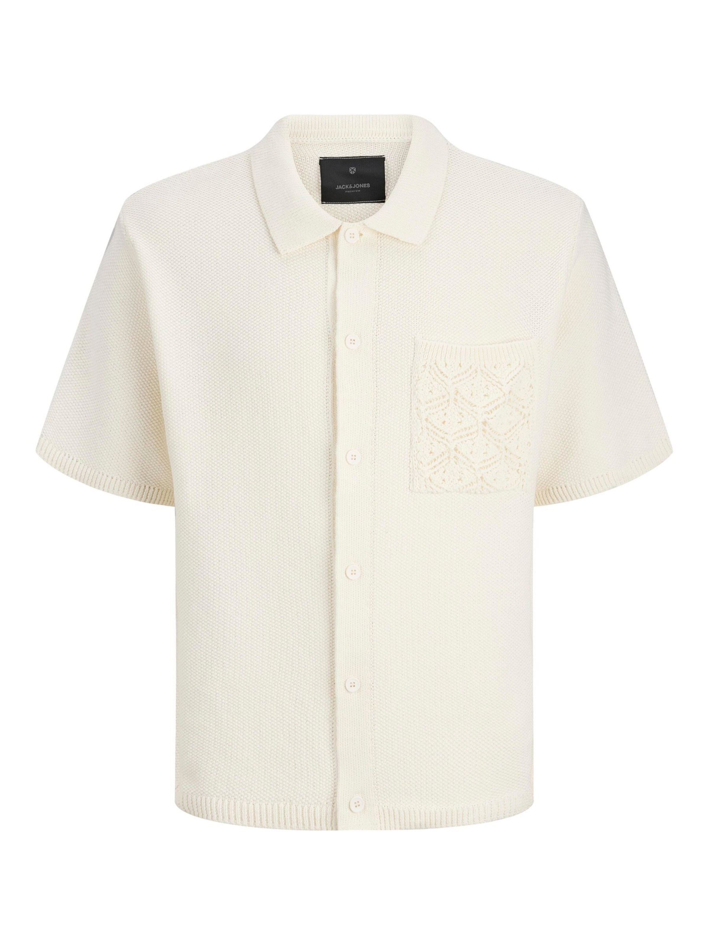 JACK & JONES Overhemd in Wit: voorkant
