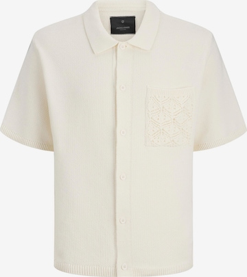 Chemise JACK & JONES en blanc : devant